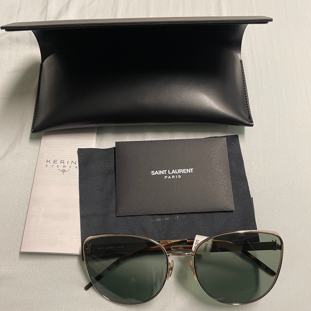 Saint Laurent YSL  Round Metal Sunglasses *NEW* *AUTHENTIC* SLM89
